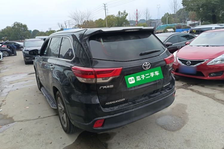Used Toyota Highlander 2021 2.0T Four-Wheel Drive Luxury Edition 7 Seats Rear Left 45 Deg
