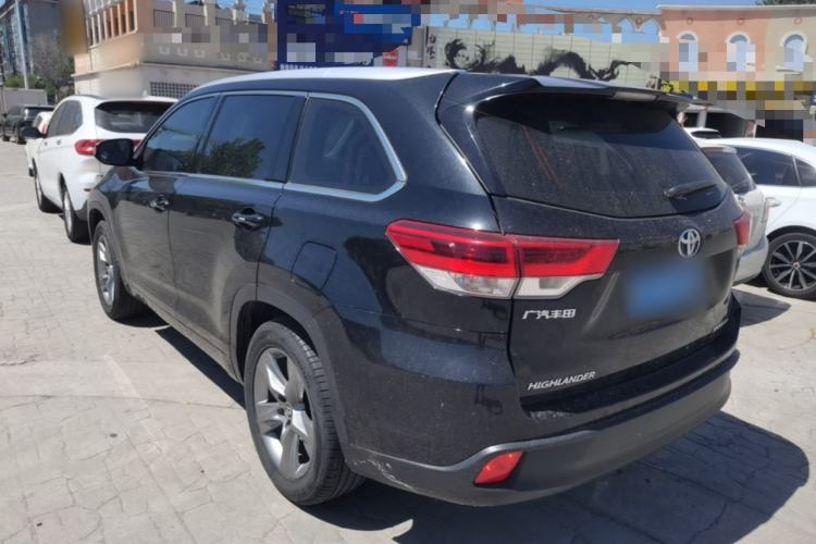 Used Toyota Highlander 2021 2.0T Four-Wheel Drive Luxury Edition 7 Seats Rear Left 45 Deg