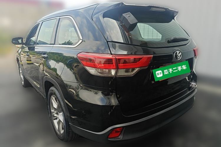 Used Toyota Highlander 2021 2.0T Four-Wheel Drive Luxury Edition 7 Seats Rear Left 45 Deg