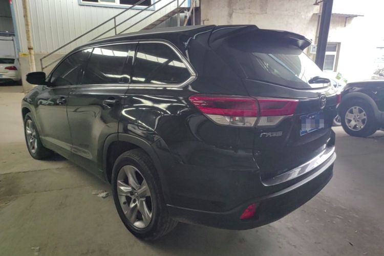 Used Toyota Highlander 2021 2.0T Four-Wheel Drive Luxury Edition 7 Seats Rear Left 45 Deg