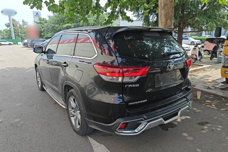 Used Toyota Highlander 2021 2.0T Four-Wheel Drive Luxury Edition 7 Seats Rear Left 45 Deg