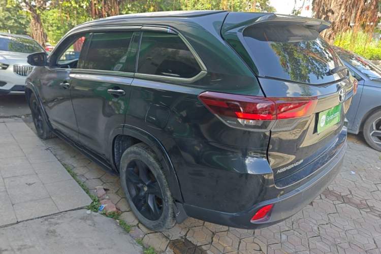 Used Toyota Highlander 2021 2.0T Four-Wheel Drive Knight Edition 7 Seats Rear Left 45 Deg