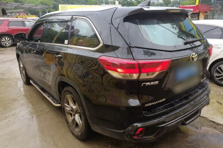 Used Toyota Highlander 2021 2.0T Four-Wheel Drive Luxury Edition 7 Seats Rear Left 45 Deg