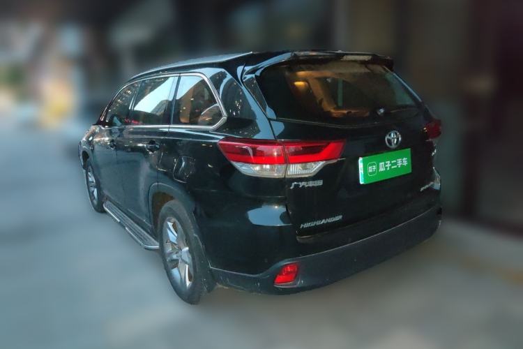 Used Toyota Highlander 2021 2.0T Four-Wheel Drive Luxury Edition 7 Seats Rear Left 45 Deg