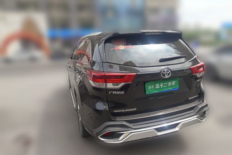 Used Toyota Highlander 2021 2.0T Four-Wheel Drive Luxury Edition 7 Seats Rear Left 45 Deg