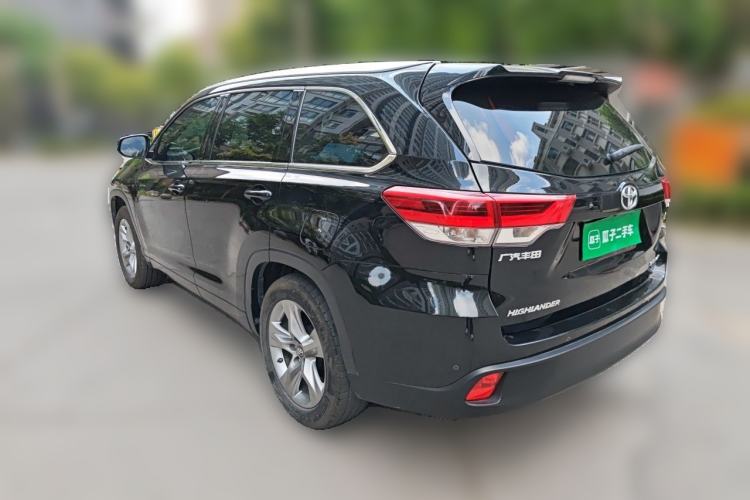Used Toyota Highlander 2021 2.0T Four-Wheel Drive Luxury Edition 7 Seats Rear Left 45 Deg