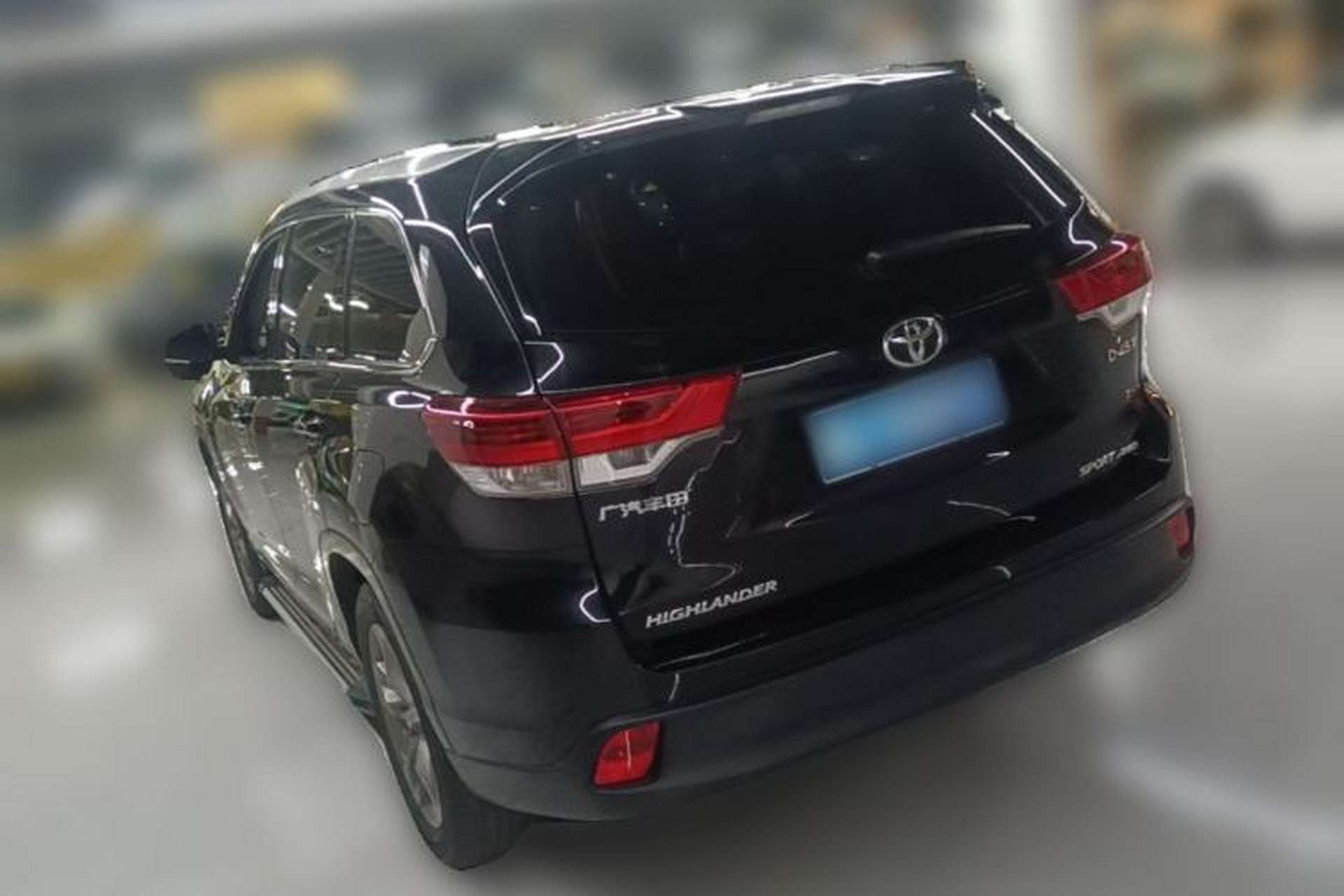 Used Toyota Highlander 2021 2.0T Four-Wheel Drive Prestige Version 7 Seats Rear Left 45 Deg
