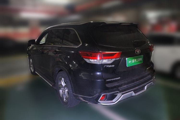 Used Toyota Highlander 2021 2.0T Four-Wheel Drive Luxury Edition 7 Seats Rear Left 45 Deg