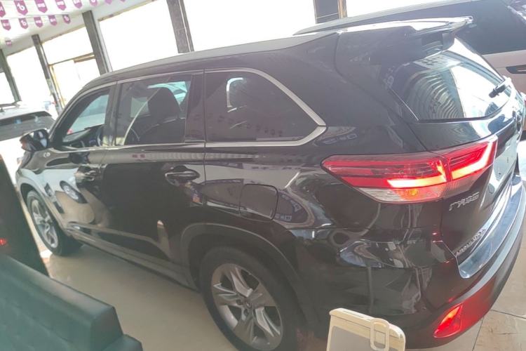 Used Toyota Highlander 2021 2.0T Four-Wheel Drive Luxury Edition 7 Seats Rear Left 45 Deg