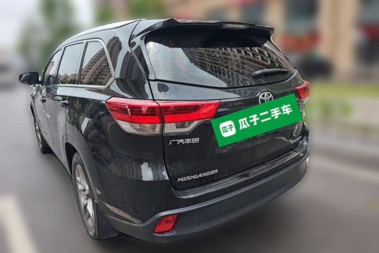 Used Toyota Highlander 2021 2.0T Four-Wheel Drive Luxury Edition 7 Seats Rear Left 45 Deg