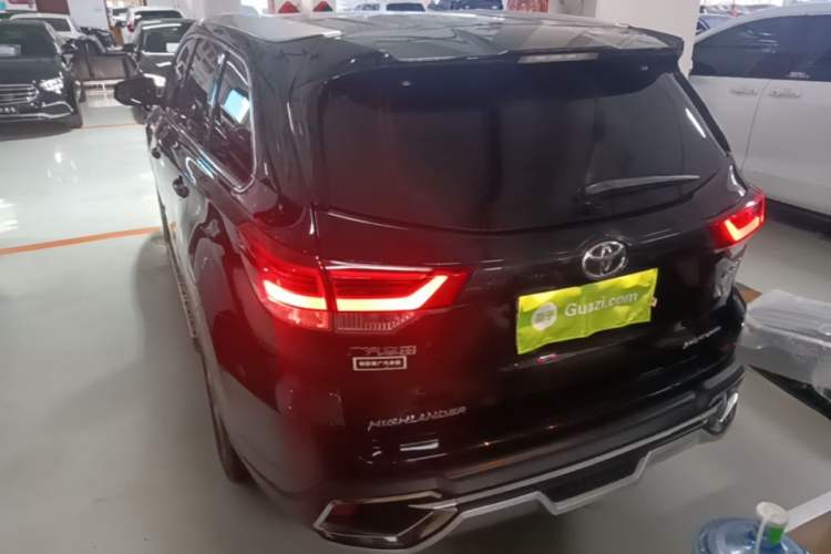 Used Toyota Highlander 2021 2.0T Four-Wheel Drive Prestige Version 7 Seats Rear Left 45 Deg
