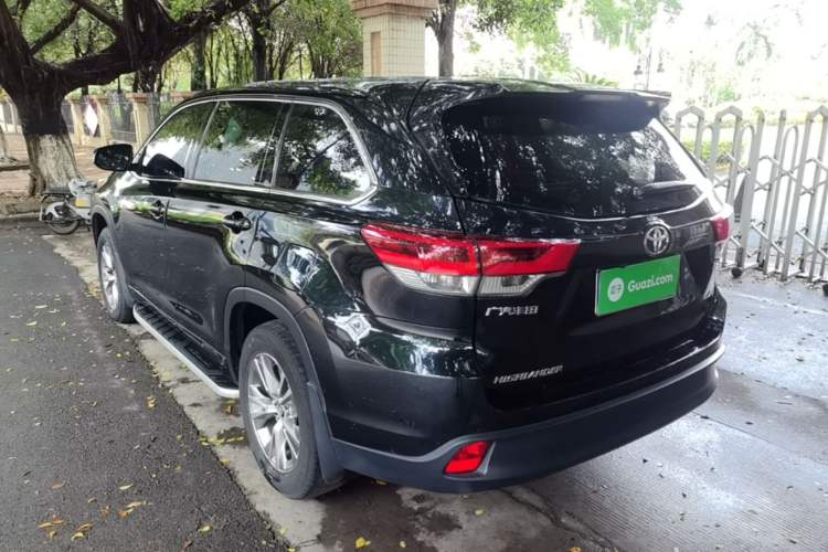Used Toyota Highlander 2021 2.0T Two-Wheel Drive Elite Edition 5 Seats Rear Left 45 Deg