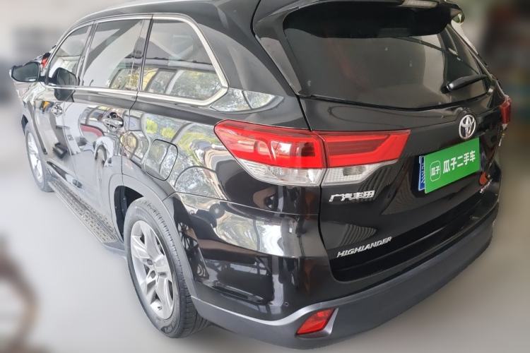 Used Toyota Highlander 2021 2.0T Four-Wheel Drive Prestige Version 7 Seats Rear Left 45 Deg