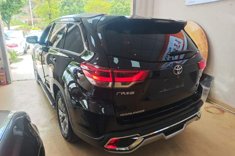 Used Toyota Highlander 2021 2.0T Four-Wheel Drive Elite Edition 7-Seater Rear Left 45 Deg