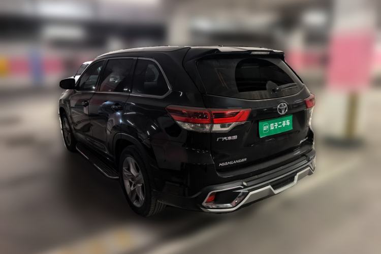 Used Toyota Highlander 2021 2.0T Four-Wheel Drive Luxury Edition 7 Seats Rear Left 45 Deg