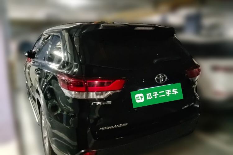 Used Toyota Highlander 2021 2.0T Four-Wheel Drive Luxury Edition 7 Seats Rear Left 45 Deg