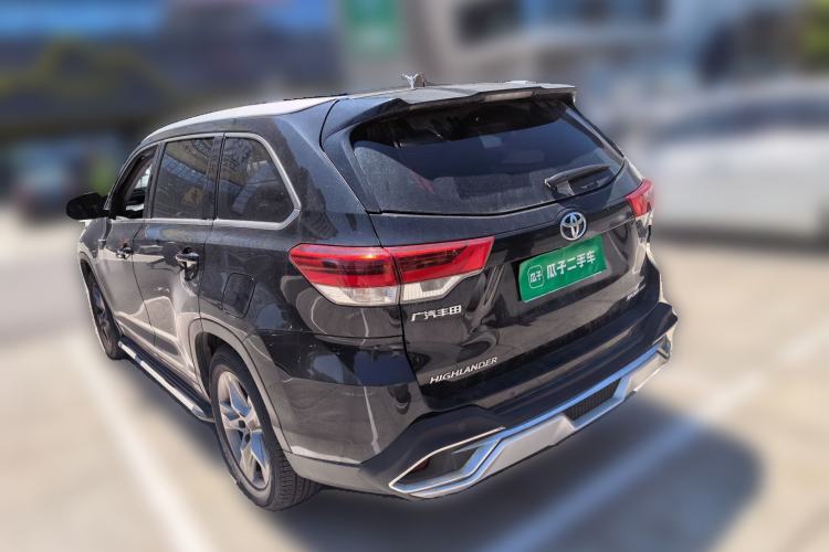 Used Toyota Highlander 2021 2.0T Four-Wheel Drive Luxury Edition 7 Seats Rear Left 45 Deg