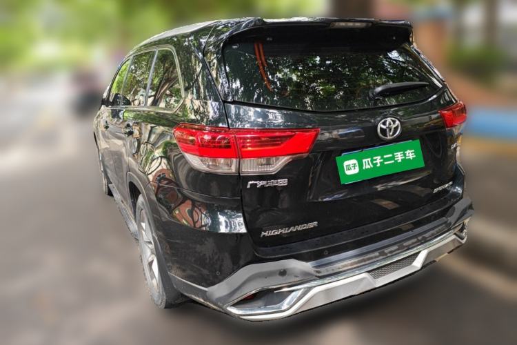 Used Toyota Highlander 2021 2.0T Four-Wheel Drive Prestige Version 7 Seats Rear Left 45 Deg