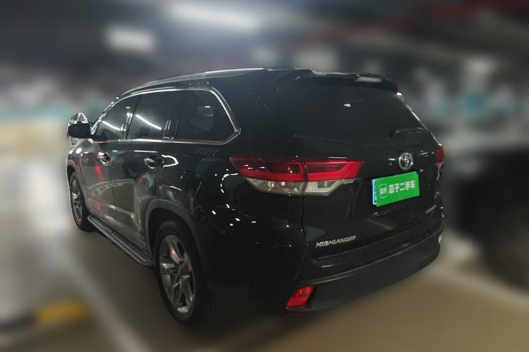Used Toyota Highlander 2021 2.0T Four-Wheel Drive Luxury Edition 7 Seats Rear Left 45 Deg