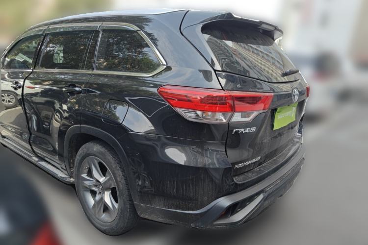 Used Toyota Highlander 2021 2.0T Four-Wheel Drive Luxury Edition 7 Seats Rear Left 45 Deg