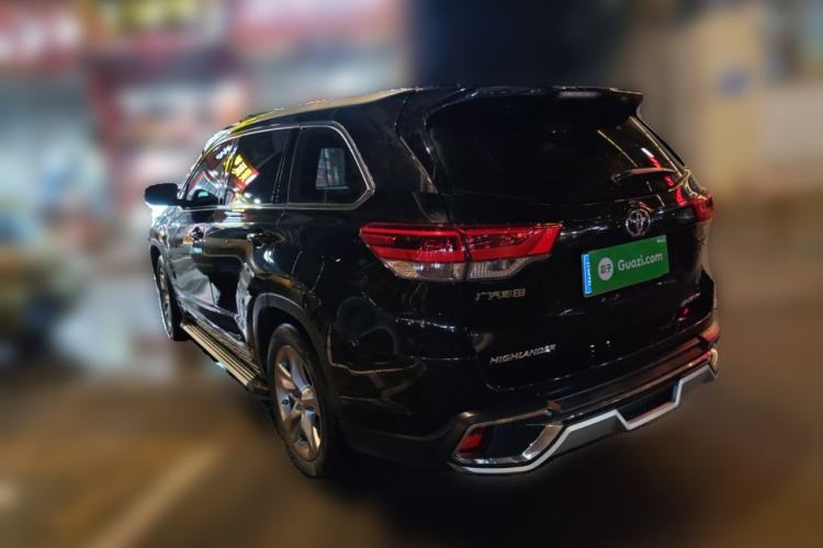 Used Toyota Highlander 2021 2.0T Four-Wheel Drive Luxury Edition 7 Seats Rear Left 45 Deg