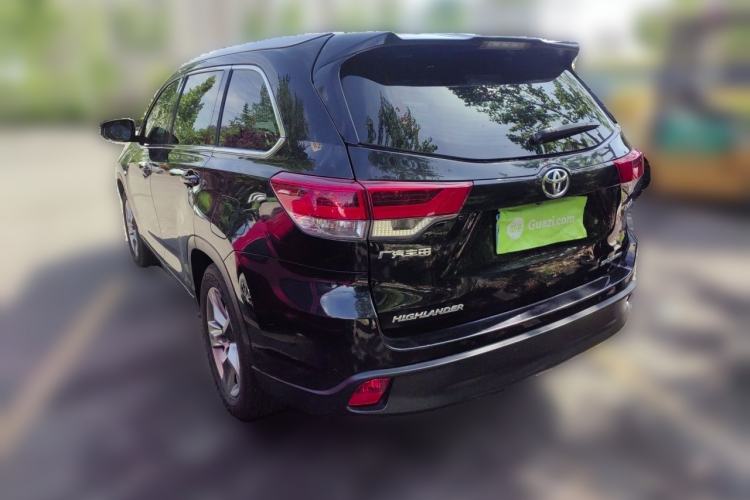 Used Toyota Highlander 2021 2.0T Four-Wheel Drive Luxury Edition 7 Seats Rear Left 45 Deg