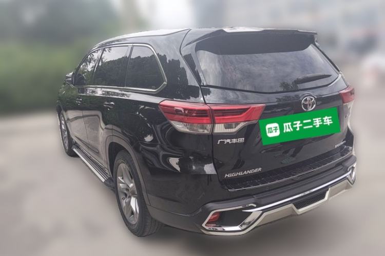 Used Toyota Highlander 2021 2.0T Four-Wheel Drive Luxury Edition 7 Seats Rear Left 45 Deg