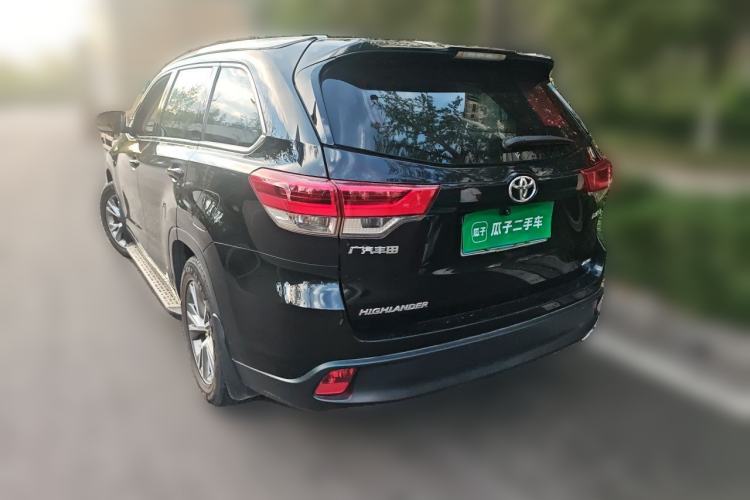 Used Toyota Highlander 2021 2.0T Four-Wheel Drive Elite Edition 7-Seater Rear Left 45 Deg
