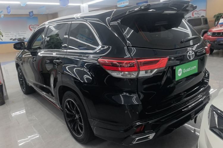 Used Toyota Highlander 2021 2.0T Four-Wheel Drive Luxury Edition 7 Seats Rear Left 45 Deg