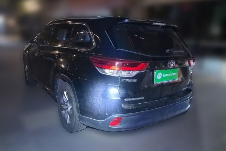 Used Toyota Highlander 2021 2.0T Four-Wheel Drive Luxury Edition 7 Seats Rear Left 45 Deg