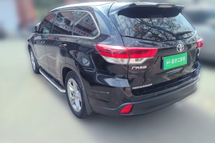 Used Toyota Highlander 2021 2.0T Four-Wheel Drive Luxury Edition 7 Seats Rear Left 45 Deg