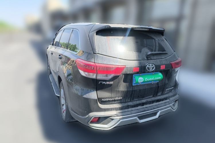 Used Toyota Highlander 2021 2.0T Four-Wheel Drive Prestige Version 7 Seats Rear Left 45 Deg