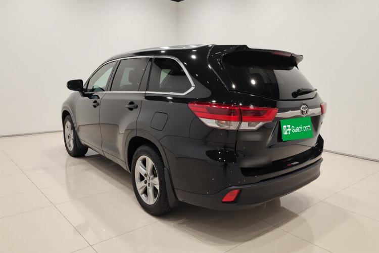 Used Toyota Highlander 2021 2.0T Four-Wheel Drive Prestige Version 7 Seats Rear Left 45 Deg