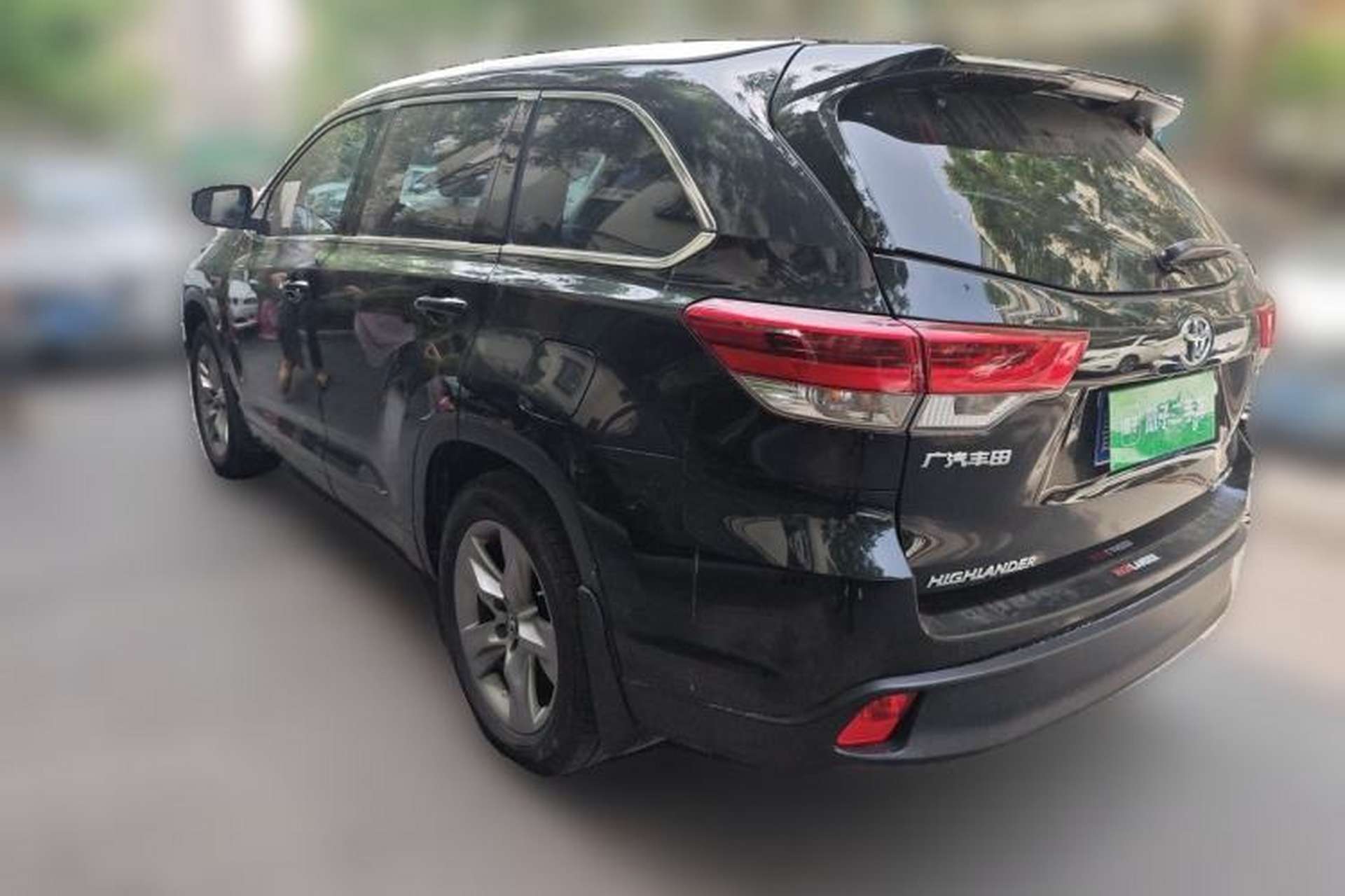 Used Toyota Highlander 2021 2.0T Four-Wheel Drive Prestige Version 7 Seats Rear Left 45 Deg