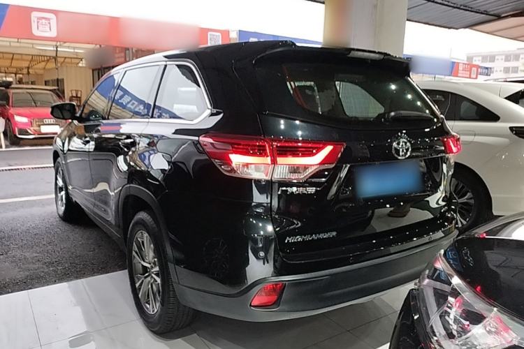 Used Toyota Highlander 2021 2.0T Four-Wheel Drive Elite Edition 7-Seater Rear Left 45 Deg