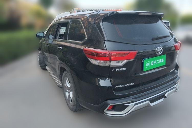Used Toyota Highlander 2021 2.0T Four-Wheel Drive Luxury Edition 7 Seats Rear Left 45 Deg
