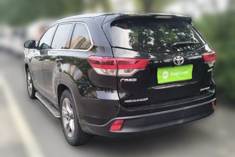 Used Toyota Highlander 2021 2.0T Four-Wheel Drive Prestige Version 7 Seats Rear Left 45 Deg