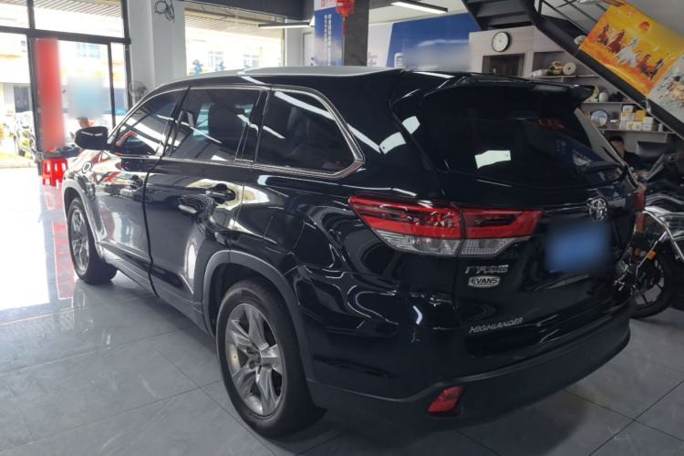 Used Toyota Highlander 2021 2.0T Four-Wheel Drive Luxury Edition 7 Seats Rear Left 45 Deg