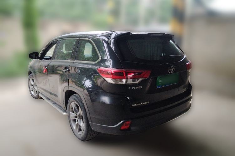 Used Toyota Highlander 2021 2.0T Four-Wheel Drive Luxury Edition 7 Seats Rear Left 45 Deg