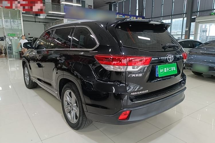 Used Toyota Highlander 2021 2.0T Four-Wheel Drive Prestige Version 7 Seats Rear Left 45 Deg