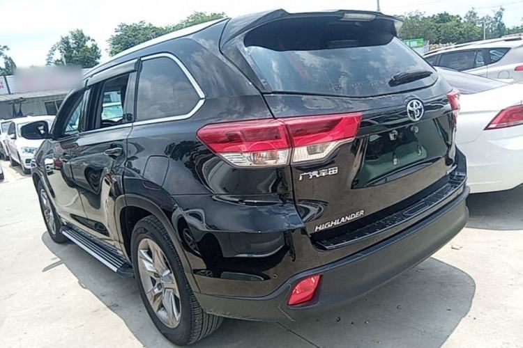 Used Toyota Highlander 2021 2.0T Four-Wheel Drive Luxury Edition 7 Seats Rear Left 45 Deg