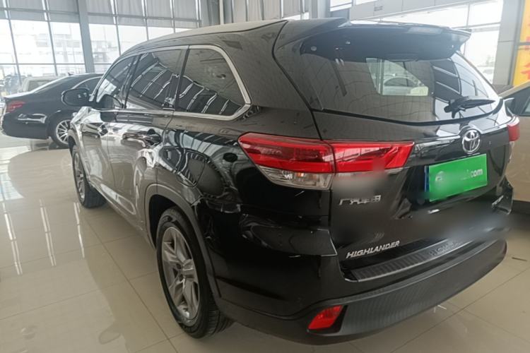 Used Toyota Highlander 2021 2.0T Four-Wheel Drive Prestige Version 7 Seats Rear Left 45 Deg