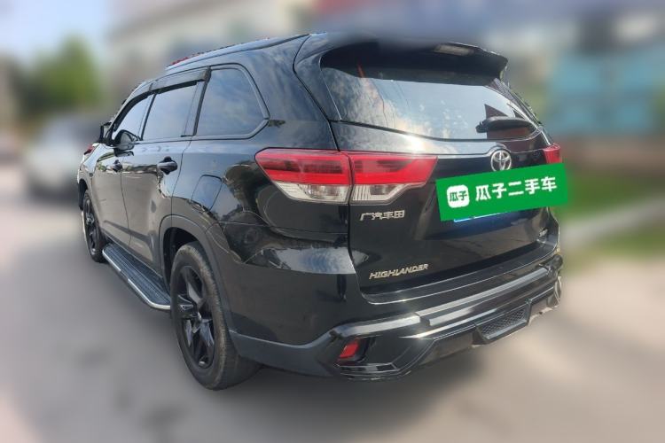 Used Toyota Highlander 2021 2.0T Two-Wheel Drive Luxury Edition 7 Seats Rear Left 45 Deg