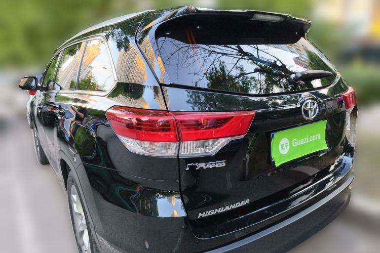 Used Toyota Highlander 2021 2.0T Four-Wheel Drive Prestige Version 7 Seats Rear Left 45 Deg