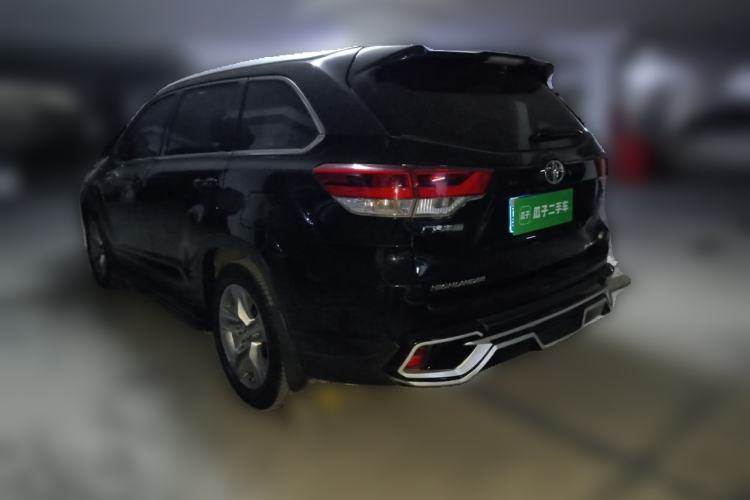 Used Toyota Highlander 2021 2.0T Four-Wheel Drive Luxury Edition 7 Seats Rear Left 45 Deg
