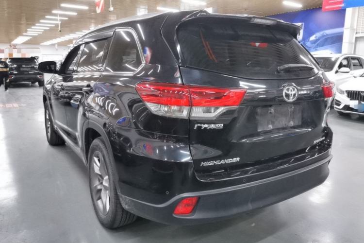 Used Toyota Highlander 2021 2.0T Four-Wheel Drive Luxury Edition 7 Seats Rear Left 45 Deg