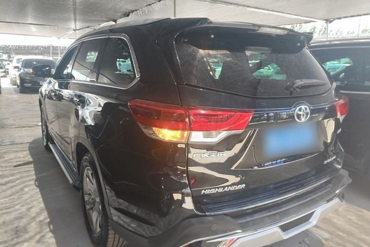Used Toyota Highlander 2021 2.0T Four-Wheel Drive Prestige Version 7 Seats Rear Left 45 Deg