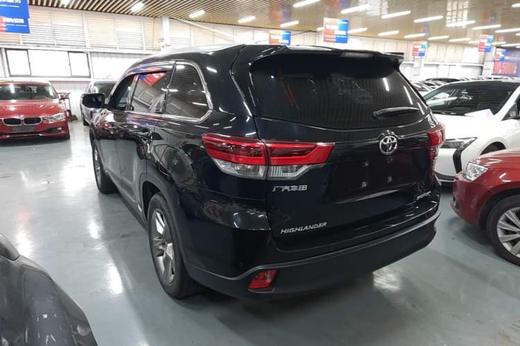 Used Toyota Highlander 2021 2.0T Four-Wheel Drive Luxury Edition 7 Seats Rear Left 45 Deg