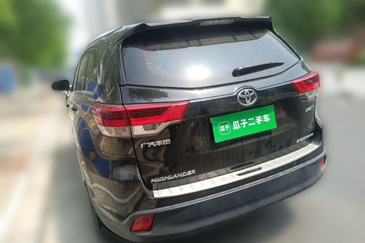 Used Toyota Highlander 2021 2.0T Four-Wheel Drive Luxury Edition 7 Seats Rear Left 45 Deg