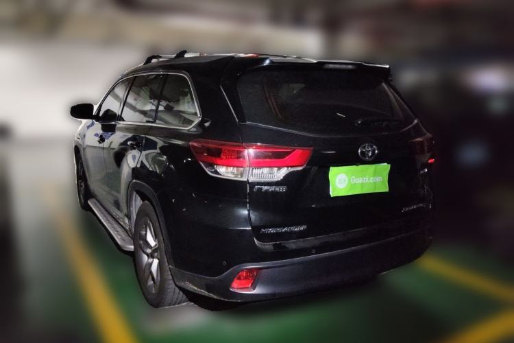 Used Toyota Highlander 2021 2.0T Four-Wheel Drive Luxury Edition 7 Seats Rear Left 45 Deg